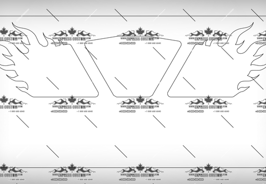 WJ263-TA-BC18-- Headache Rack Flames
