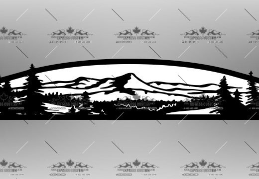 WJ311-GA-BC16-- MOUNTAINSCAPE