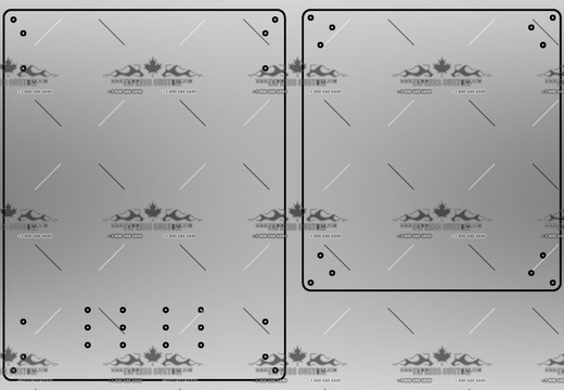 WJ154-FP-BC19-- 1in STEEL PLATES NEIL ARMOR