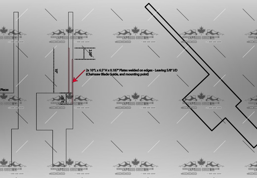 WJ165-FP-BC19-- chainsaw resting plate