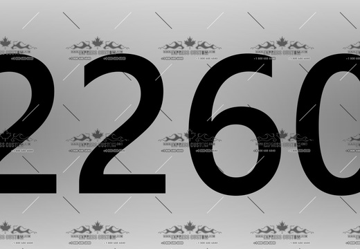 WJ226-HN-BC19-- 2260 Numbers