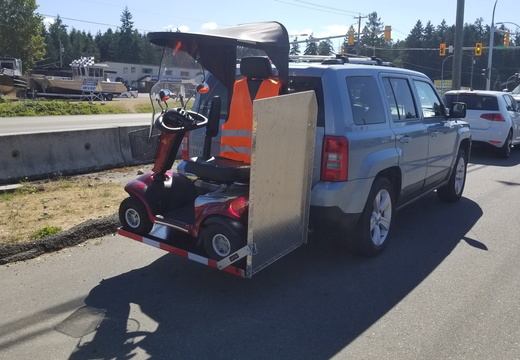 Rear Hitch Scooter Mount (6)