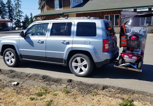 Rear Hitch Scooter Mount (3)