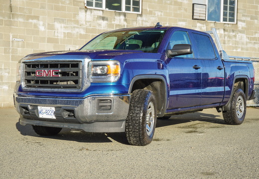 BLUE GMC HEADACHE RACK AND RAILS (11)