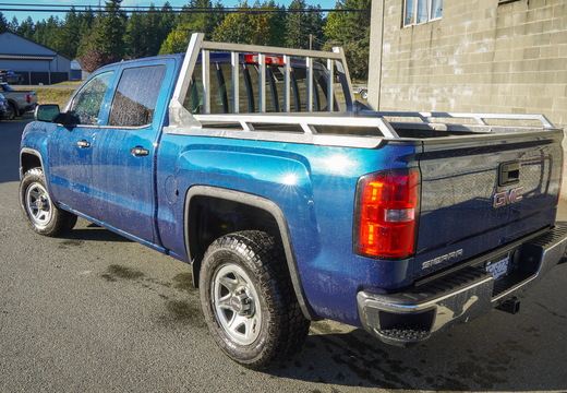 BLUE GMC HEADACHE RACK AND RAILS (23)