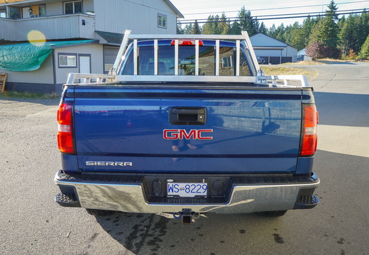 BLUE GMC HEADACHE RACK AND RAILS (29)