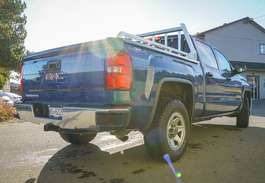 BLUE GMC HEADACHE RACK AND RAILS (38)
