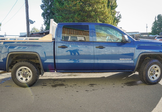 BLUE GMC HEADACHE RACK AND RAILS (44)