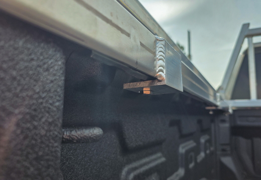 Silver Chevy Headache Rack and Rails (18)