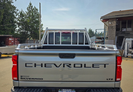 Silver Chevy Headache Rack and Rails (12)