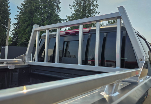 Silver Chevy Headache Rack and Rails (13)