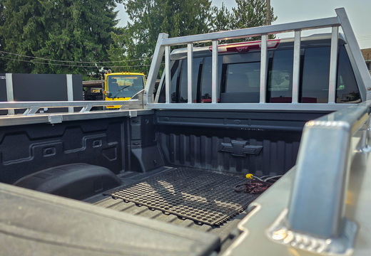 Silver Chevy Headache Rack and Rails (14)