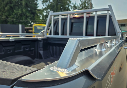 Silver Chevy Headache Rack and Rails (15)