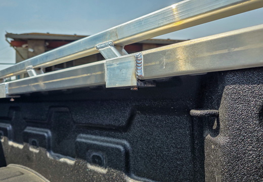 Silver Chevy Headache Rack and Rails (16)