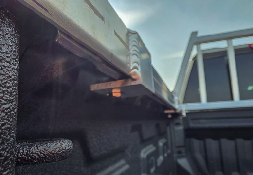 Silver Chevy Headache Rack and Rails (17)